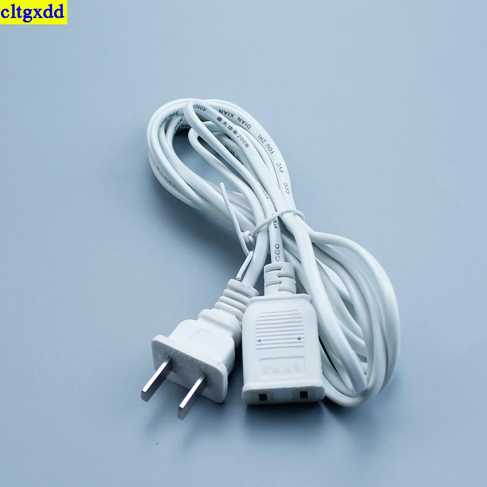 Cltgxdd 1 pezzo di apparecchiature elettriche spina di alimentazione ventola di monitoraggio e altro cavo di prolunga per spina usa a doppio pin adattatore di tipo ue