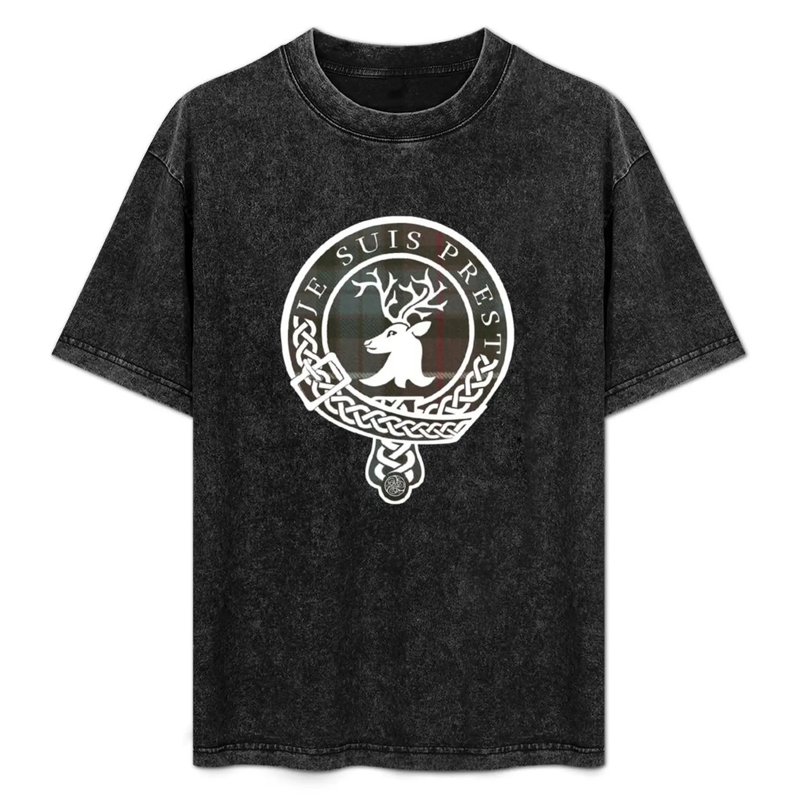 

Fraser Motto in White on Tartan T-Shirt Breathable Workout Short Sleeve Top