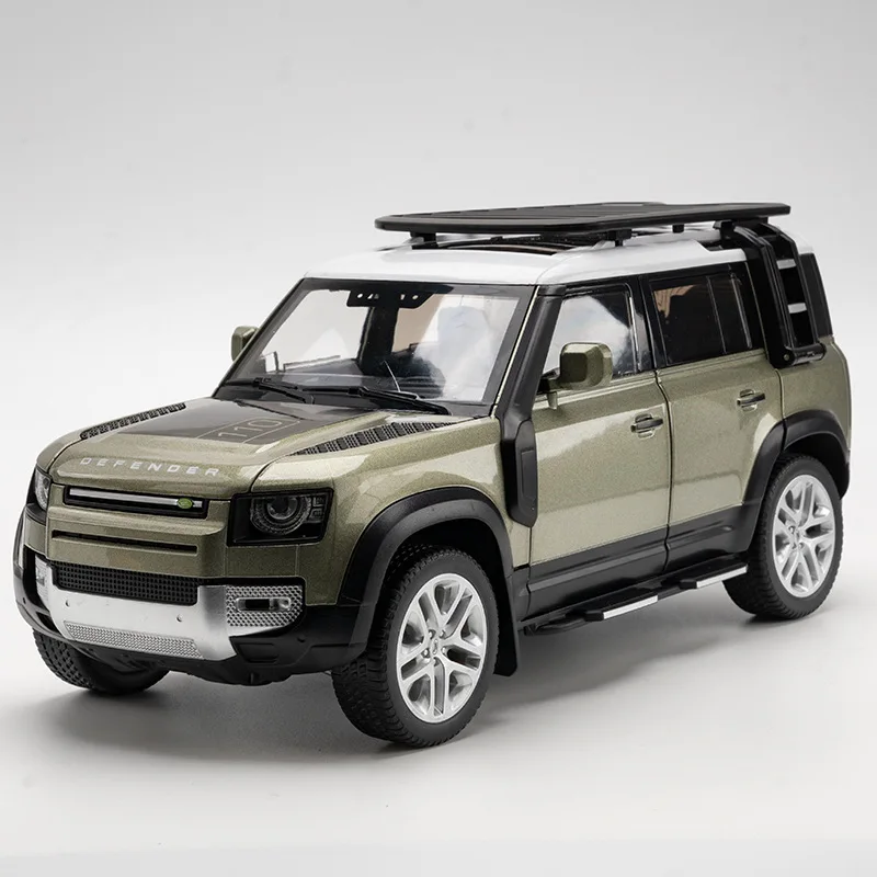 大 1:18 ランドローバーディフェンダー SUV オフロード合金モデルカー