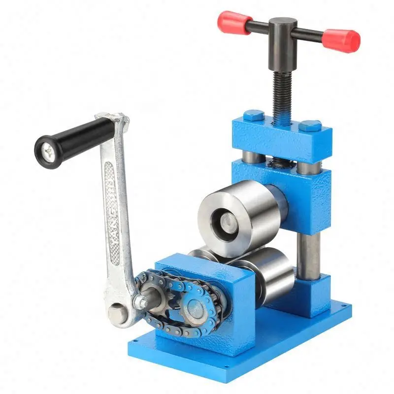Manual Bending Machine Gold Silver and Copper Bracelet and Ring Shaping Machine Small Jewelry Processing and Rolling Machine.