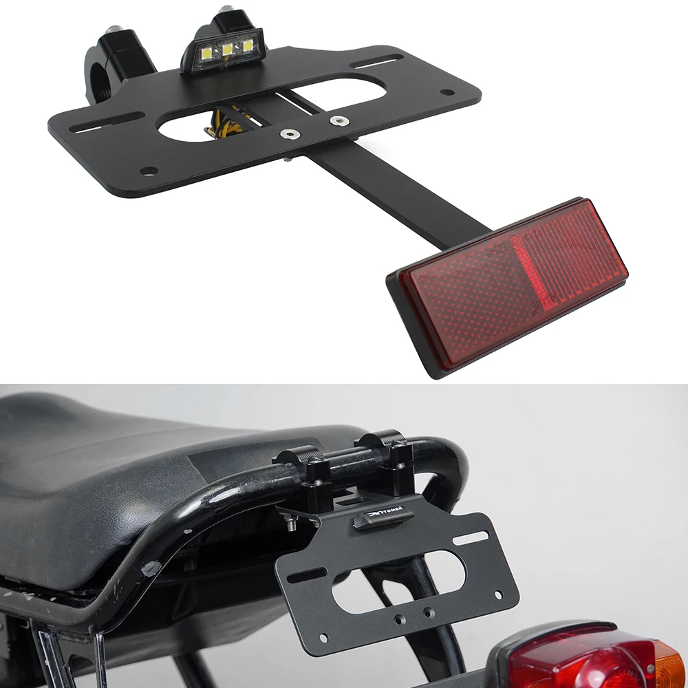 

Motorcycle License Plate Holder Bracket Fit For Honda Ruckus / Zoomer NPS50 2003-2022 2023 2024 Rear Tail Tidy Fender Eliminator