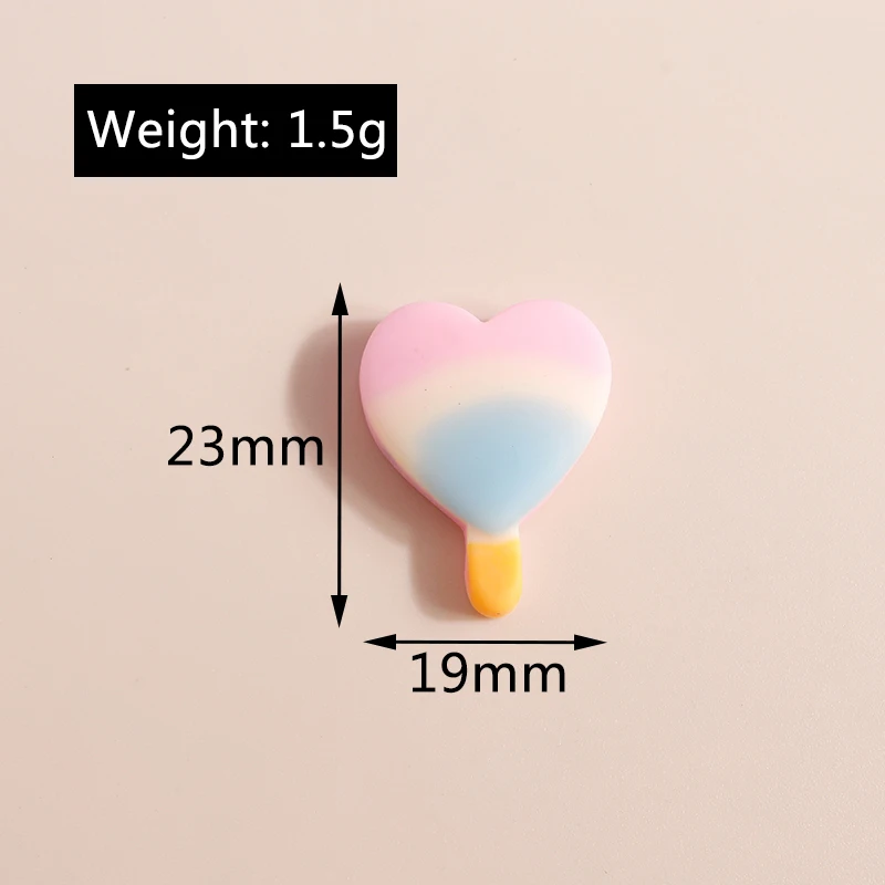 10 Stück Mix Mini Süße Lebensmittel Dessert Donut Kuchen Flache Rückseite Harz Cabochon Verzierungen DIY Scrapbooking für Mädchen Haarschleifen – Detail 30