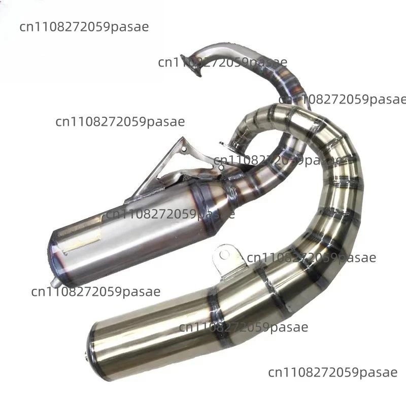 DIO50 AF18 AF27 AF28 V8 Exhaust Pipe Half Set 70-90CC Model W005 Handcrafted Pipe