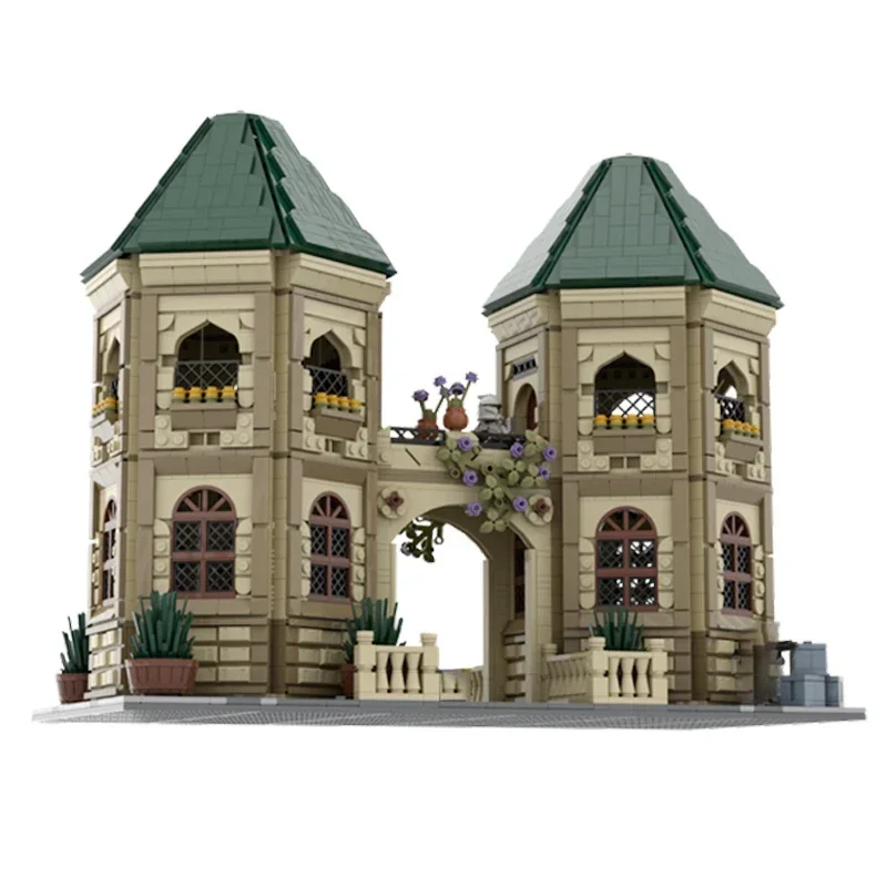ดารายอดนิยมภาพยนตร์รุ่น Moc อาคารอิฐ Battle สําหรับ Theed เทคโนโลยี Modular Blocks ของขวัญของเล่นคริสต์มาส DIY ชุดประกอบ