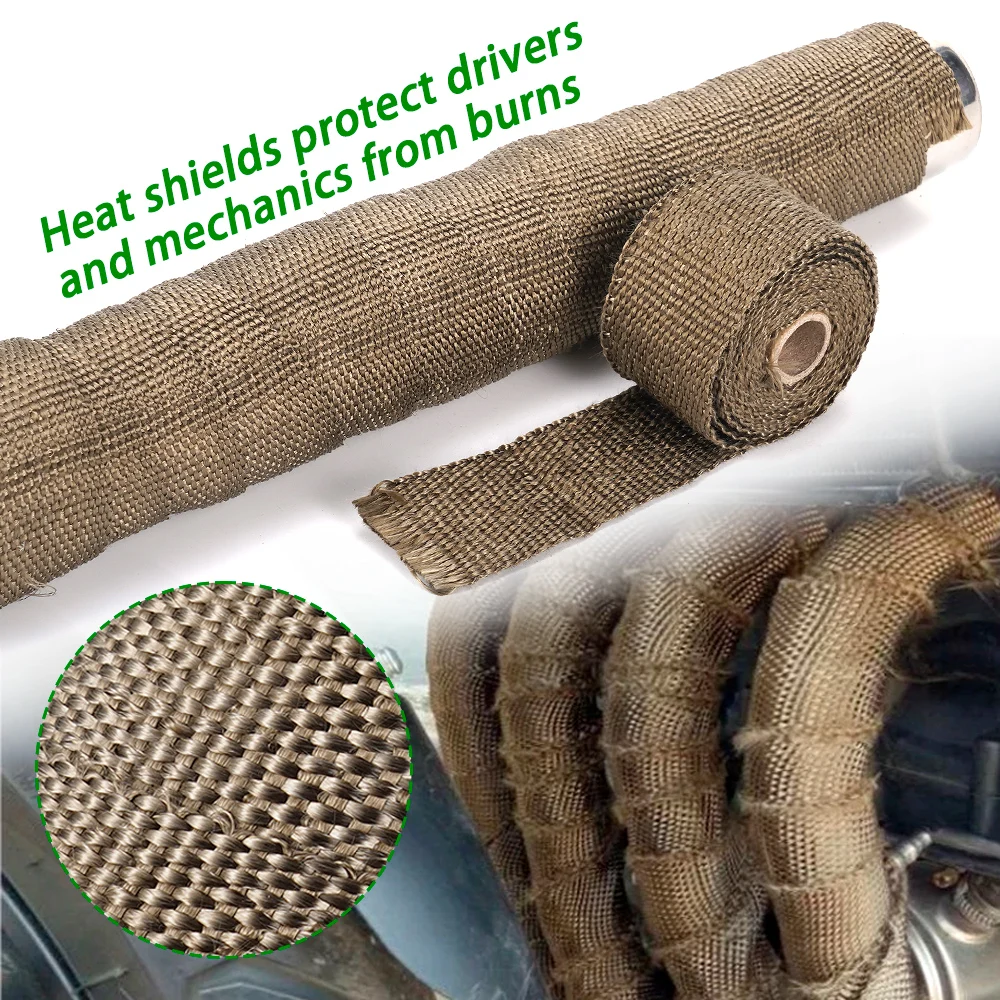 Car And motorcycle Exhaust Pipe Heat Insulation Modification High Temperature Resistant Insulation Fiber Cloth