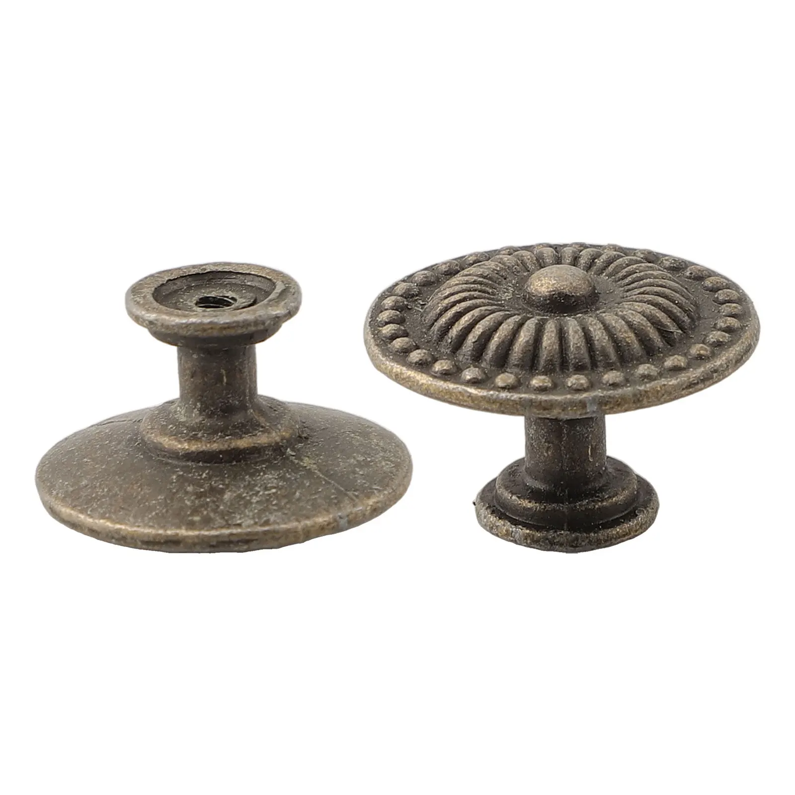 Brass Drawer for pulls Antique Brass Cabinet Handles Enhancing Room Decor Textured Floral Pattern Resistance Brass
