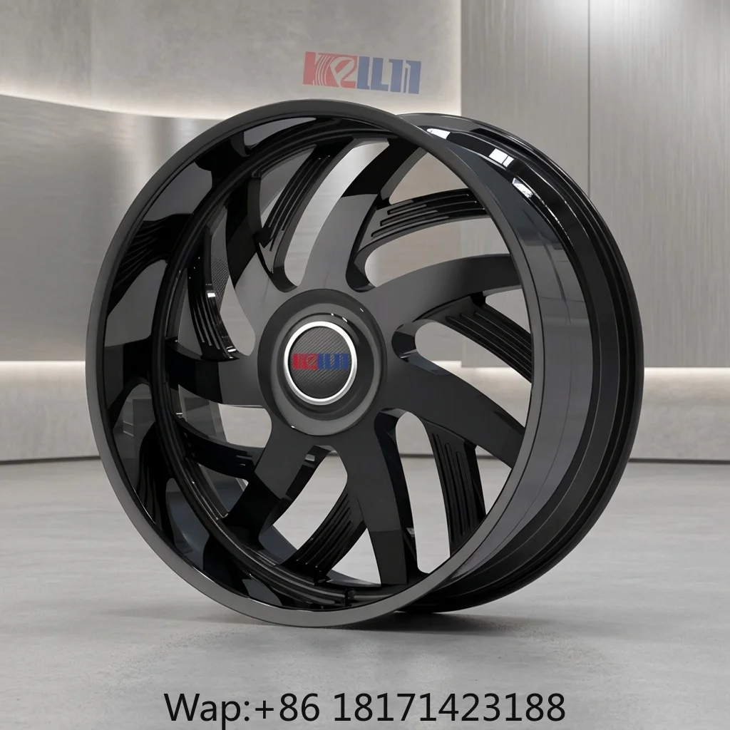 【Hot】26 Inch Forged Wheels  Floating Center Caps Rims Custom