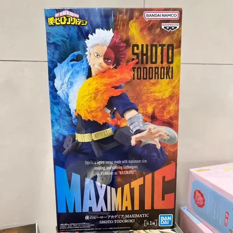

Instock Brand New Authentic Unopened Bandai Banpresto My Hero Academia Maximatic Todoroki Shouto Anime Action Figures Model Toy