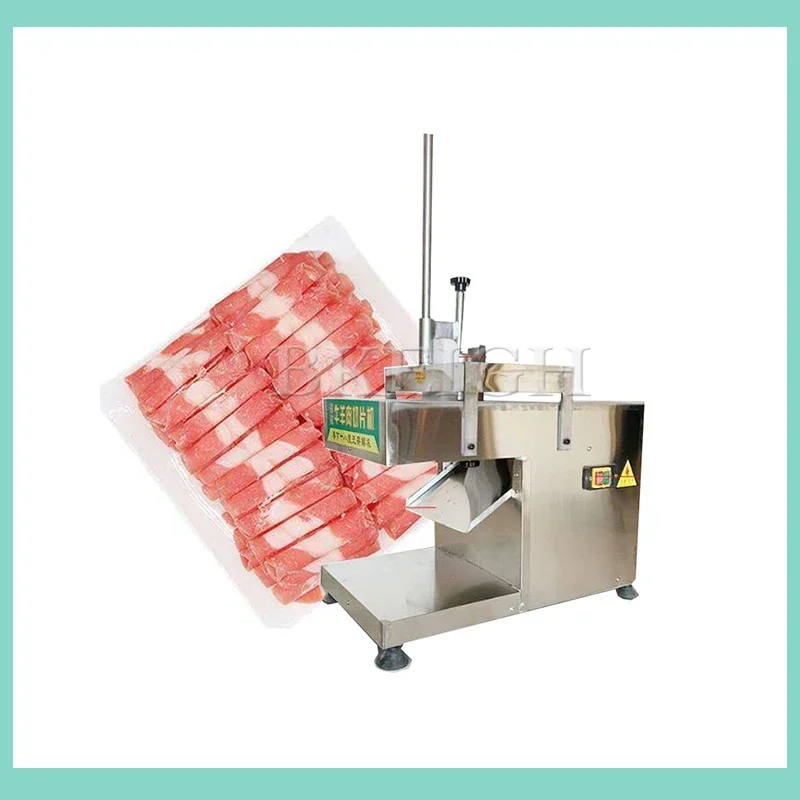 2025 New Household Lamb Slicer, Commercial Fully Automatic Frozen Beef Roll Slicer
