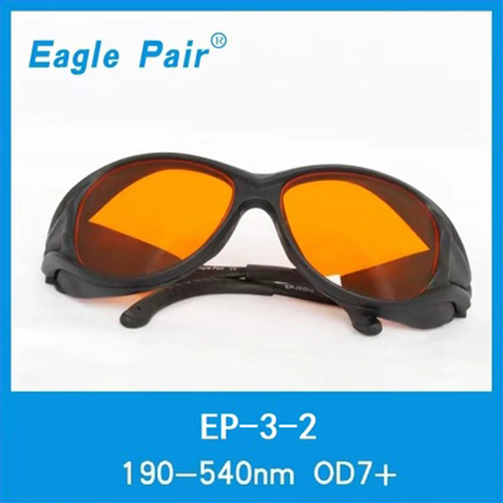 190nMinigolf 540nm Hong7 + Broad tor Absorption continue 532nm Lunettes de protection laser EP-3-2