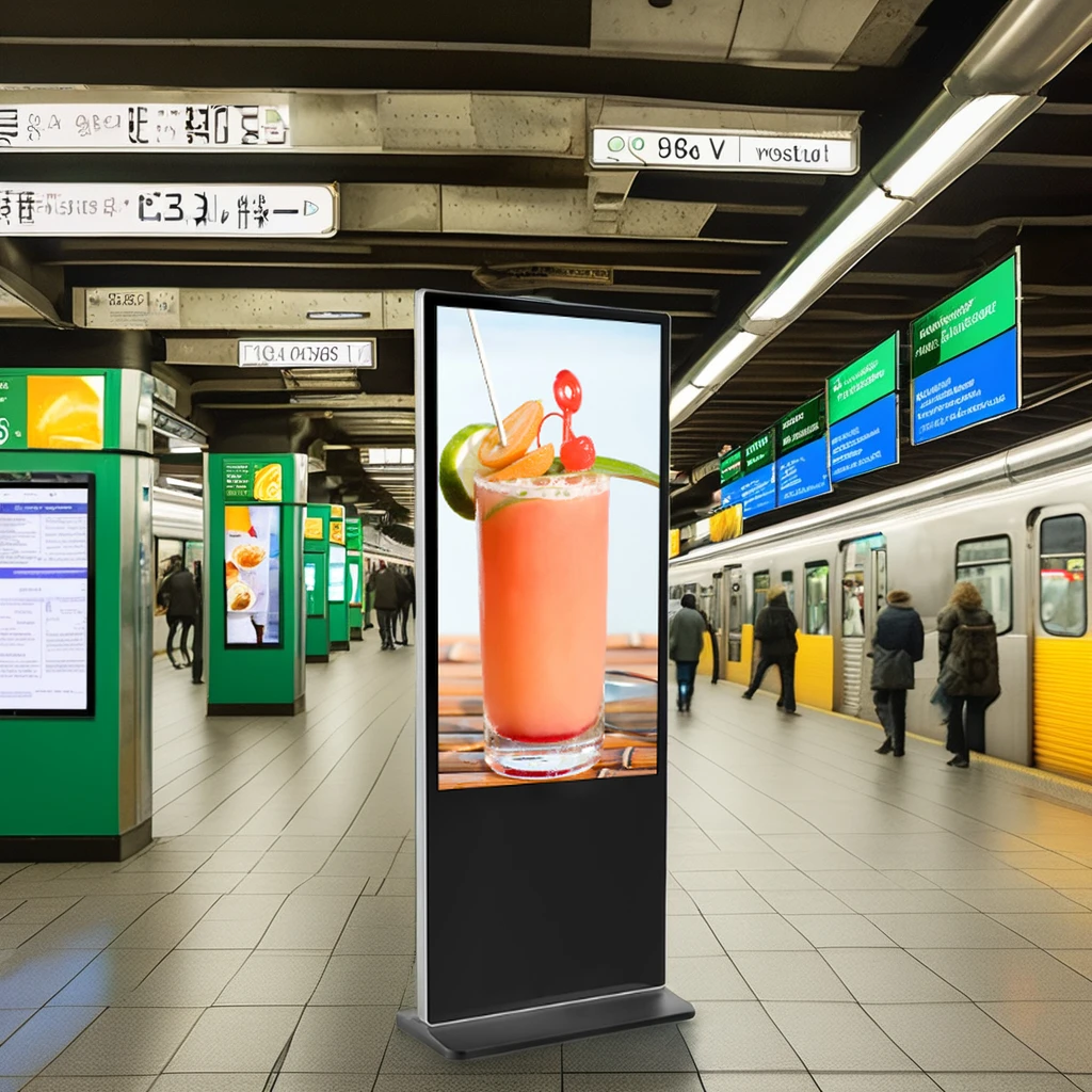 Factory Supply  LCD Display Android 11 4+32GB IR Touch Advertising Screen Digital Signage for Shopping Mall