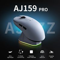 AJAZZ AJ159 PRO Gaming Mouse Wireless Bluetooth PAW3395 Sensor For Gaming Office