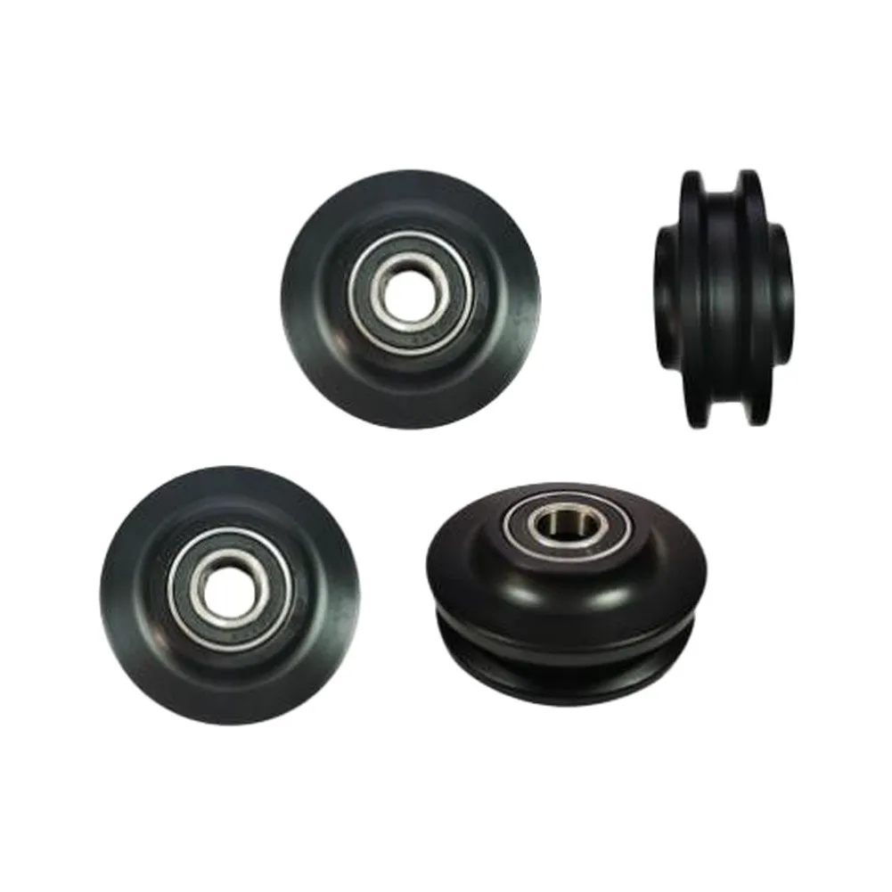 Easy To Install Door Pulleys Barn Door Roller Sliding Door Hardware High-grade Polymer Material Smooth Sliding Action