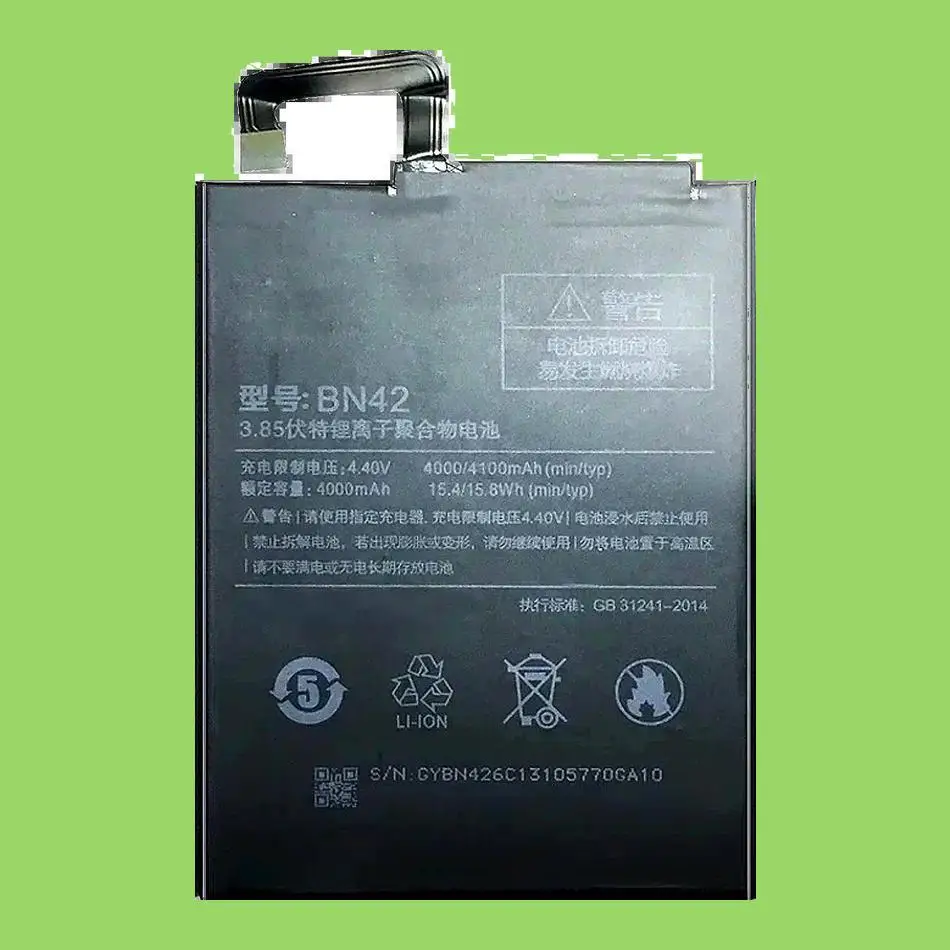 

For Xiaomi Redmi 4 2G Ram 16G Rom Edition BN42 Reliable Power Supply Long Lasting 4100Mah Mobile Phone Battery
