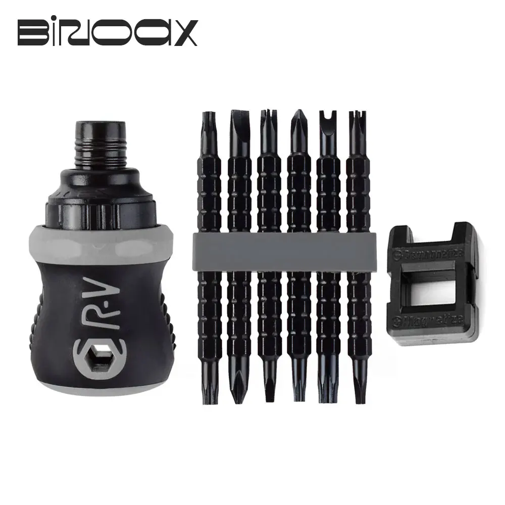 Binoax Mini Ratchet Precision Screwdriver Magnetic 13 In 1 Telescopic Labor-Saving Hand Tool Phillips Slotted Dual-purpose Head