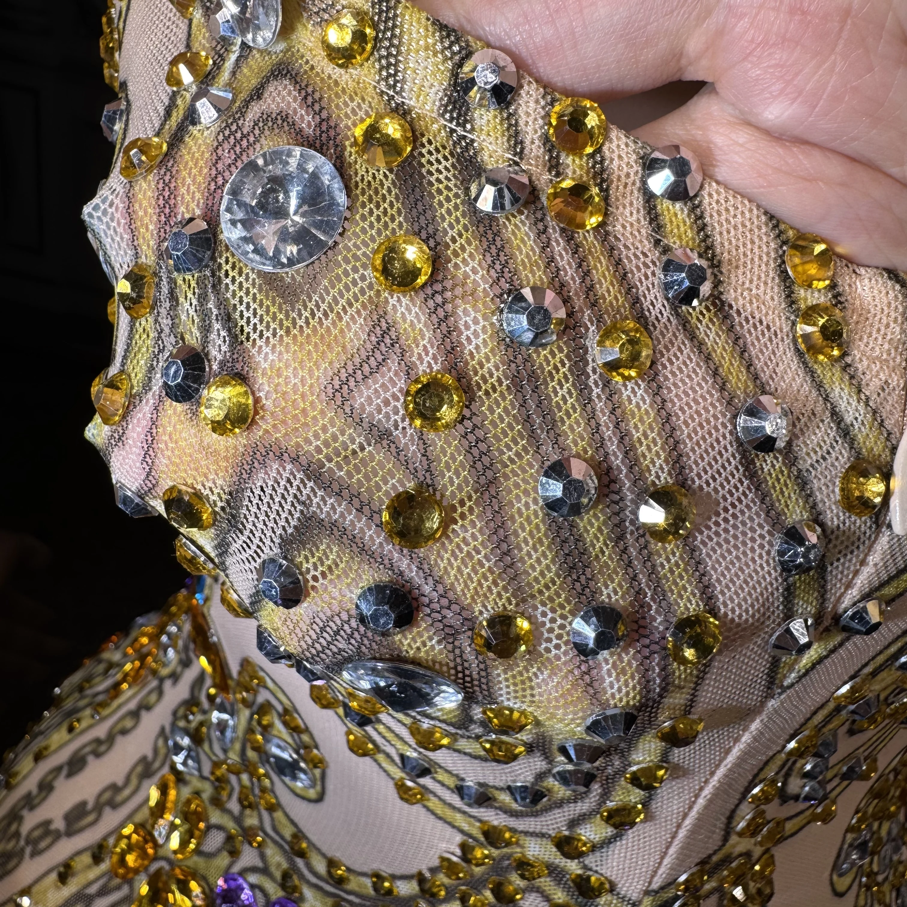 ZD strass longue une pièce robe Maxi pure paillettes fête Clubwear tenue de célébrité robe de soirée glamour