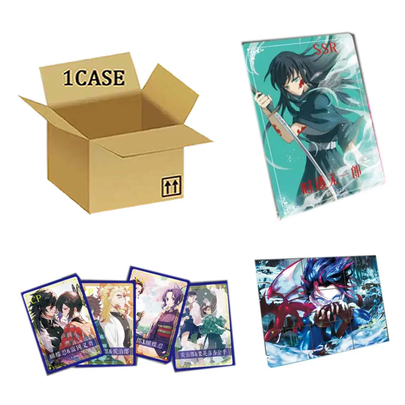 

Wholesales Demon Slayer Collection Cards Booster Box Hot Battle Scenes UR SSP SSR Couple ACG Board Anime Collection Cards