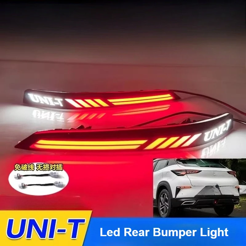 

Rear Bumper Reflector Light Led Flowing Turn Signal Brake Light For Changan UNIT 2020 2021 2022 2023 2024 2025 Accessories