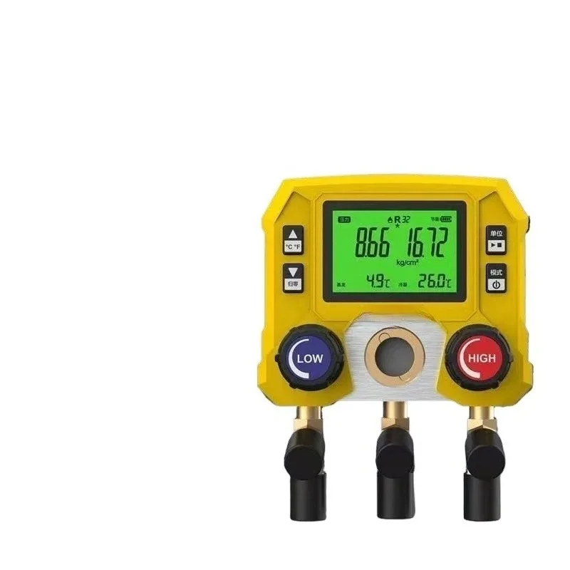Digital Cloud‑Controlled Refrigerant Manifold Gauge, Auto AC Charging Maintenance Tool For MG‑10