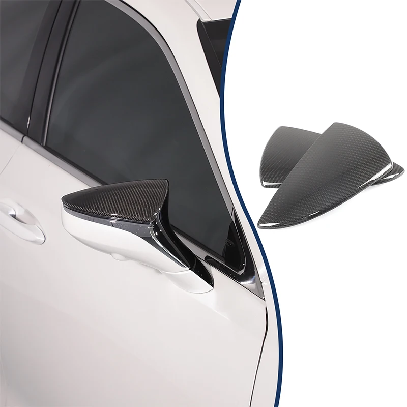 

Набор из 2 предметов из настоящего углеродного волокна для Lexus ES UX LS iS LC RC 2018-2025, декоративная наклейка на внешнее зеркало автомобиля, автомобильные аксессуары