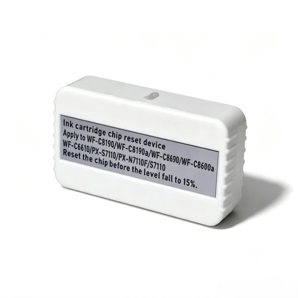 Empty Refill Cartridge With Chip & Chip Resetter Decoder for Epson WFC8190a WFC8690a PXS7110 M7110F