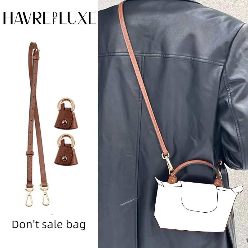 

HAVREDELUXE Bag Strap For Longchamp Mini Bag Free Punching Modification Transformation Accessories for Mini Bag Shoulder Strap