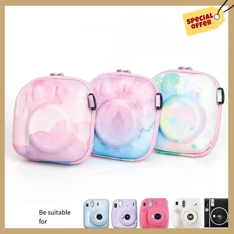حقيبة كاميرا فورية لكاميرا Fujifilm Instax Mini 12/11/9/8/7/40 تحمل كاميرا مقاومة للصدمات EVA-WMAN