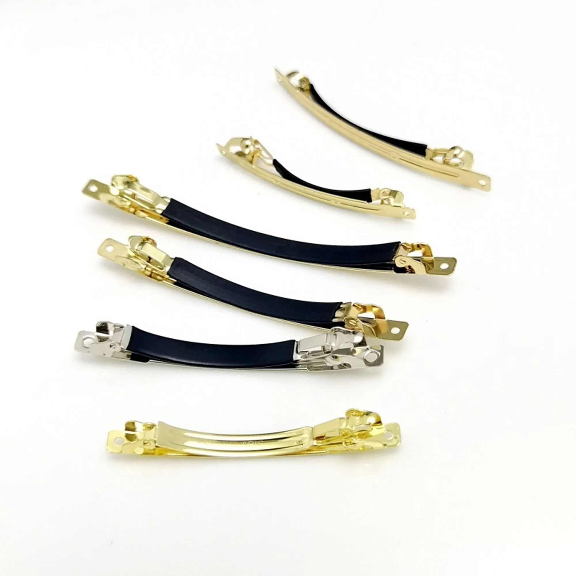 

10 PCS/lot 6/810CM Golden Thin Spring Clip Clip Paris Color-fastening DIY Hair Accessory Accessory