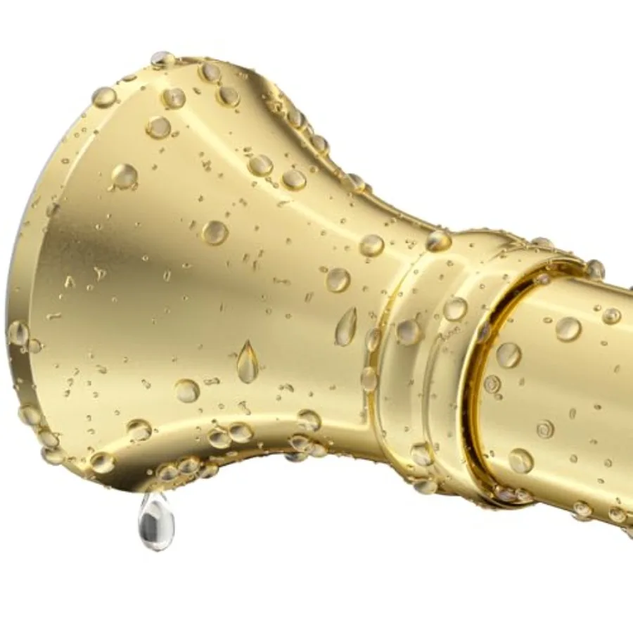 

Золотой карниз для душа 3694 дюймов 37,8 футов, без скольжения, без сверла, без Rt, душевой стержень для ванной комнаты, окна, патио, регулируемая пружина, длинный теннис