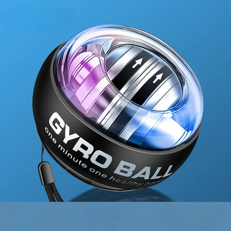 LED Gyroscopic Powerball Autostart Range Gyro Power Wrist Ball exercise Arm Hand Muscle Force Trainer Gym Fitness Equipment