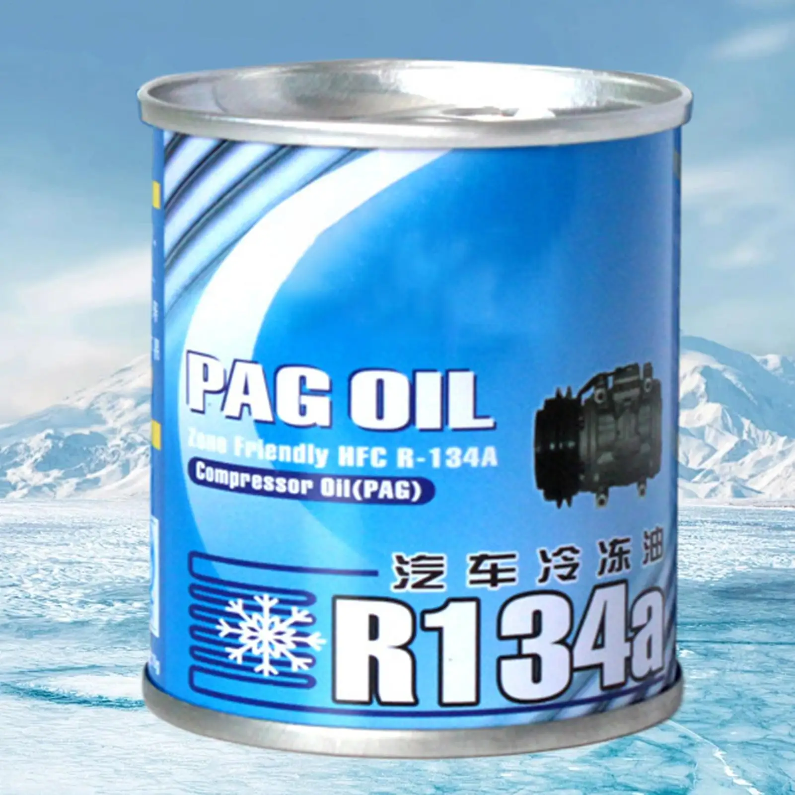Автомобильный хладагент переменного тока, 70 г, охлаждающая жидкость переменного тока R-134a, хладагент для автомобиля, грузовика, автобуса, компрессор кондиционера, система кондиционирования хладагента, масло переменного тока