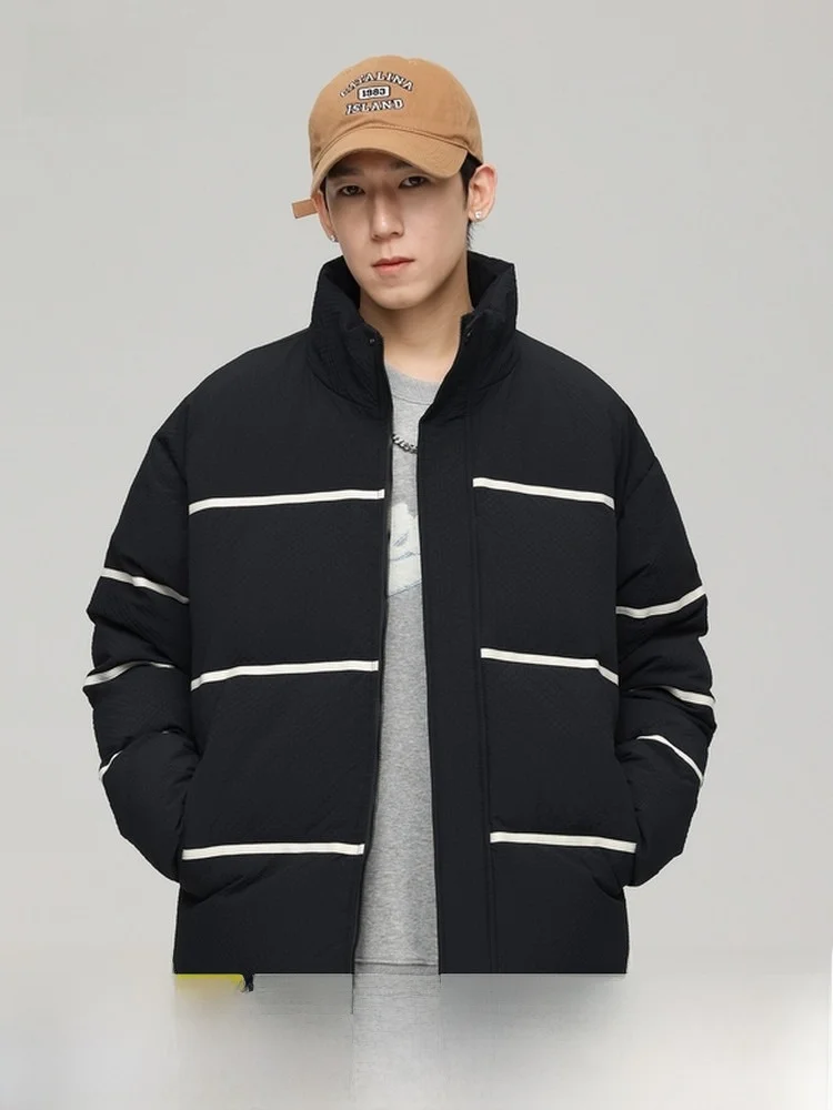 

Snow Flying 2026 Spring New Fashionable Unisex Short Stand Collar Casual Duck down Jacket Couple Match All-Match Outerwear