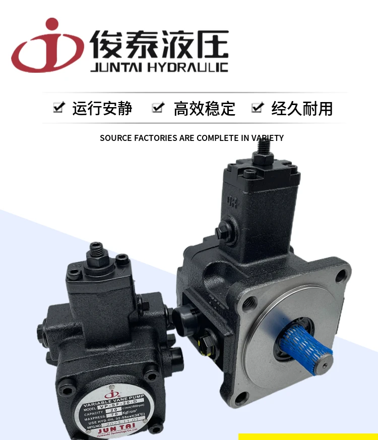 VP-SF-20-D Juntai JUNTAI Hydraulic Vane Pump VP-SF-15/20/30/40-A/B/C/D