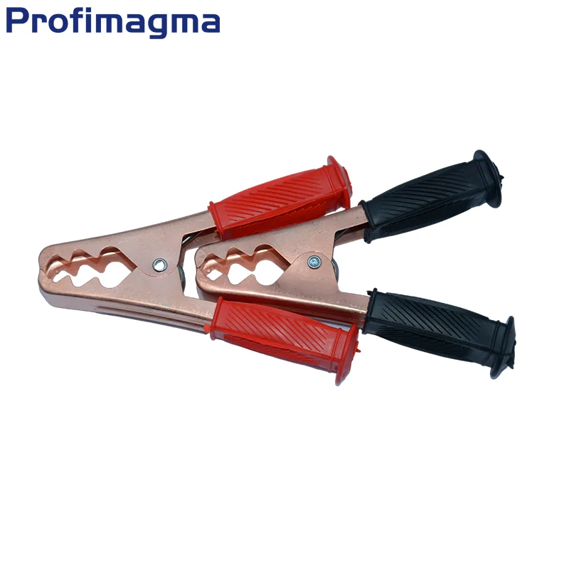 tuba Alligator Clips Pure copper thickened  strong Black + red Battery Test Lead clamps optimum connector