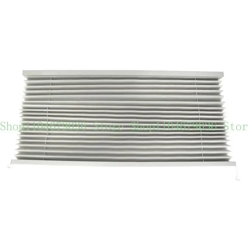 652F Travel Trailer Pleated Shade in PVC for Motorhome Window Privacy and Light Filter