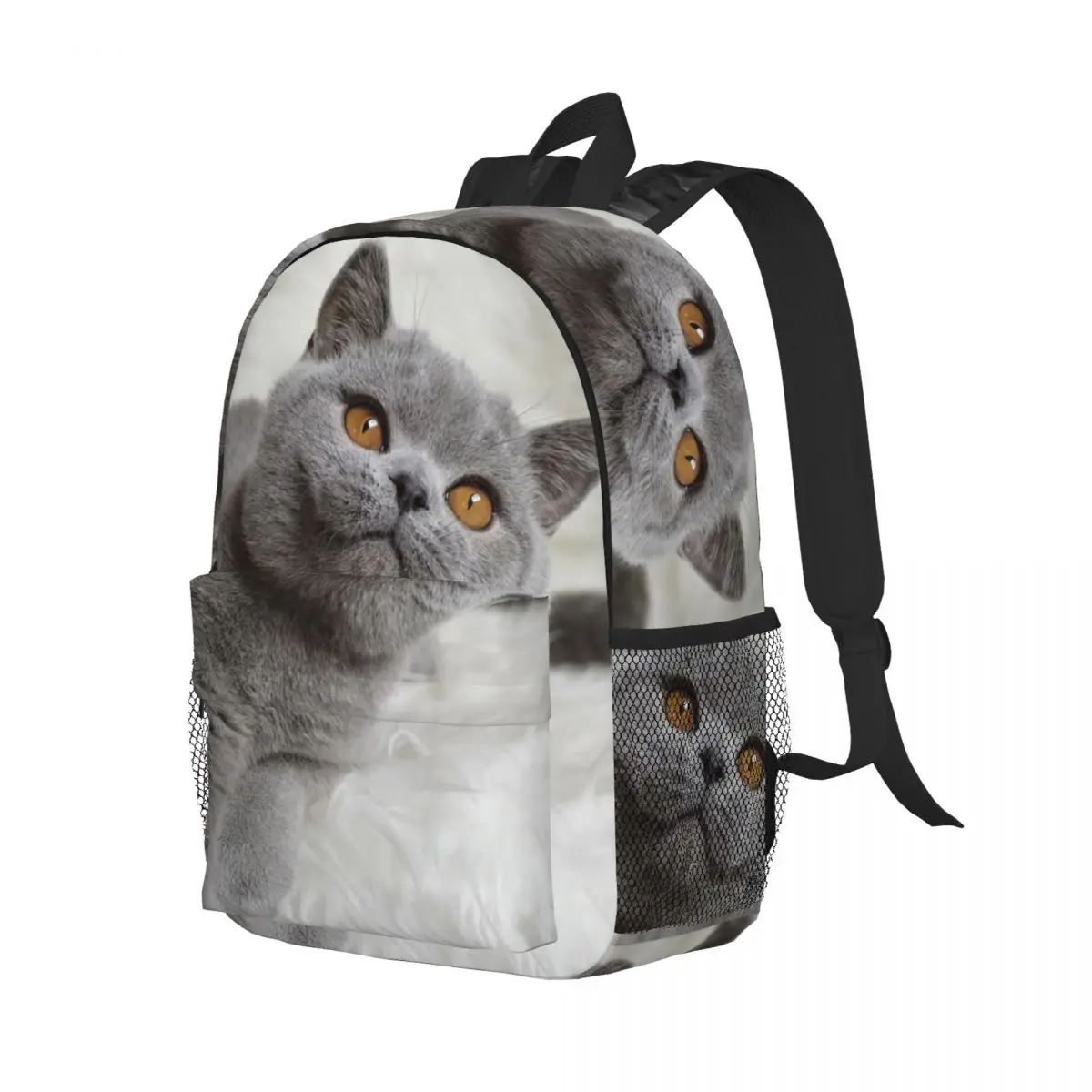 

Популярный рюкзак с изображением кота, котенка и животного, студенческая сумка для книг для мальчиков и девочек, детская школьная сумка, компьютерные сумки на плечо для мужчин и женщин