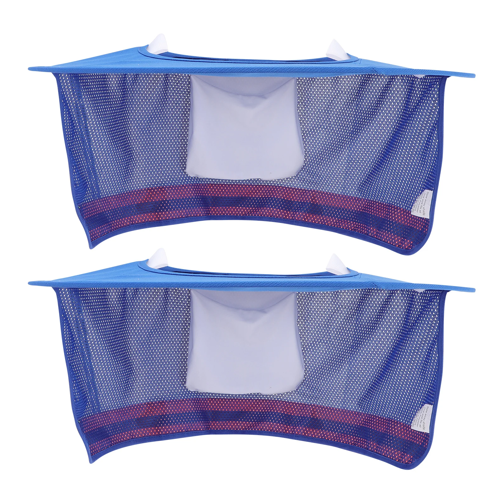 

2 Pcs Sun Protection Hard Hat Neck Shade Reflective Safety Cover Mesh Brim for