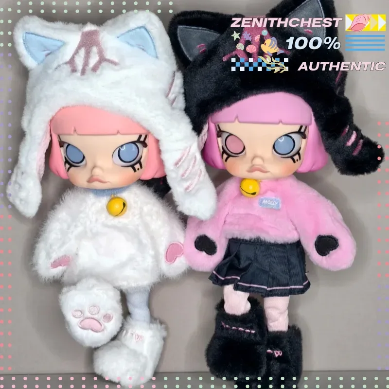 In Stock POP MART Molly Peekaboo Series1/8 Mystery Box Action Doll Blind Box Home Ornaments Kids Trendy Special Gift