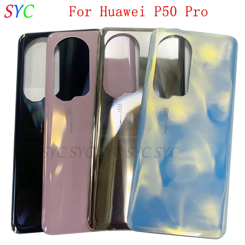 

Rear Door Battery Cover Housing Case For Huawei P50 Pro Back Cover with Logo Repair Parts