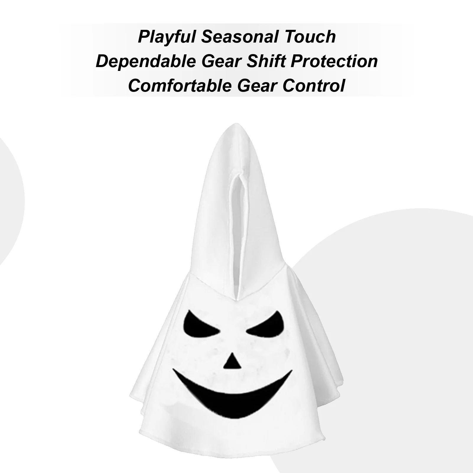 

Car Gear Shift Cover Ghost Shift Lever Hoodie For Automotive Protective Lever Accessories Funny Decoration For Men Women Drivers
