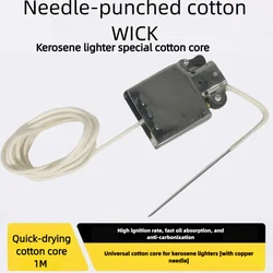 1M/Pcs High Quality Lighter Lead Wire Wicks With Long Needle For Oil ZORRO ZIPPO