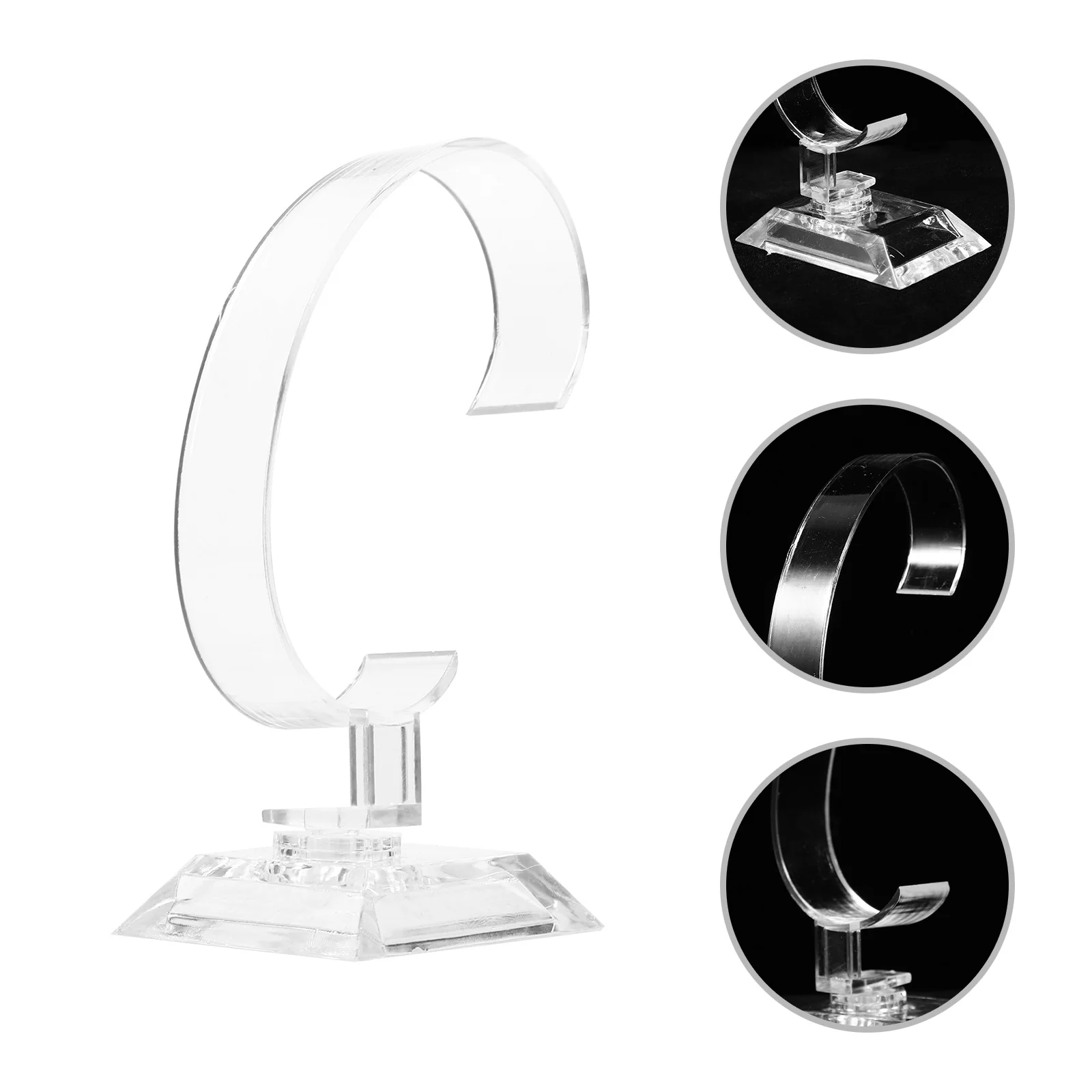 

10 Pcs Watches Bracelet and Anklet Storage Rack Clear Display Stand Jewelry Holder
