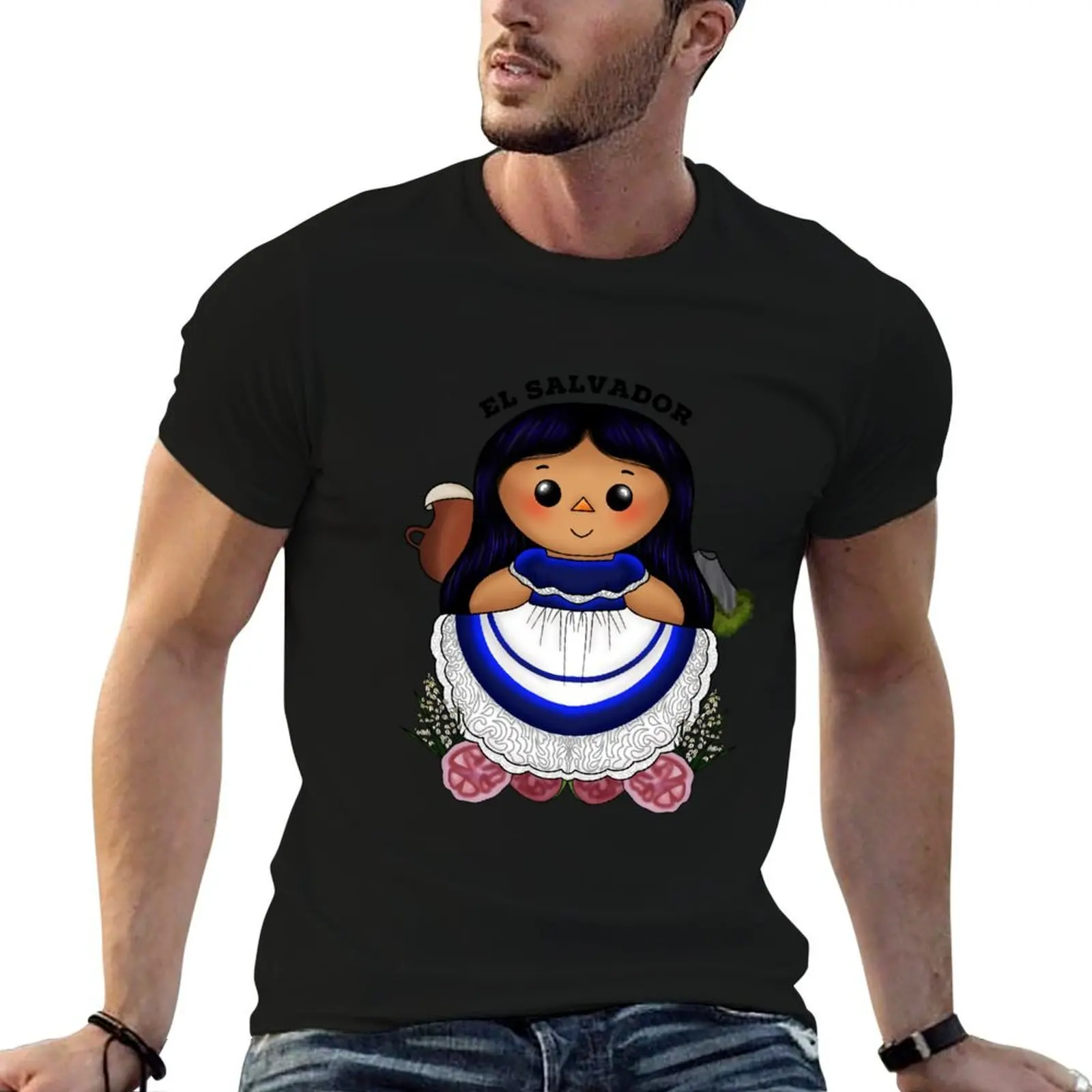 

El Salvador T-Shirt man t shirts for men cotton t shirts high quality t shirt man designer T-Shirt
