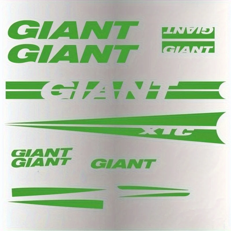 

Набор виниловых наклеек с логотипом GIANT, водонепроницаемые, устойчивые к царапинам, для рамы велосипеда, шлема, мотоцикла, автомобиля