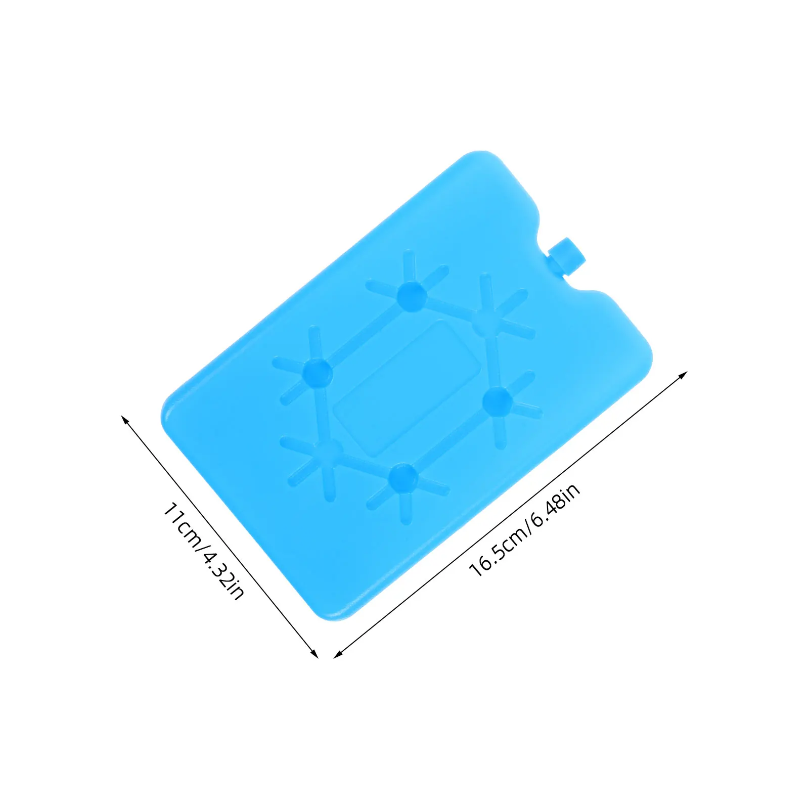 3Pcs Ice Crystal Boxes Reusable Ice Packs Compact Design Leakproof Cooler Pack for Lunch Storage Outdoor Picnics Food Freshness