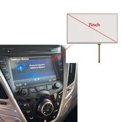 7 inch Touch panel For Hyundai Veloster 2012-2016 Navigation Resistive Touch screen Digitizer Assembly