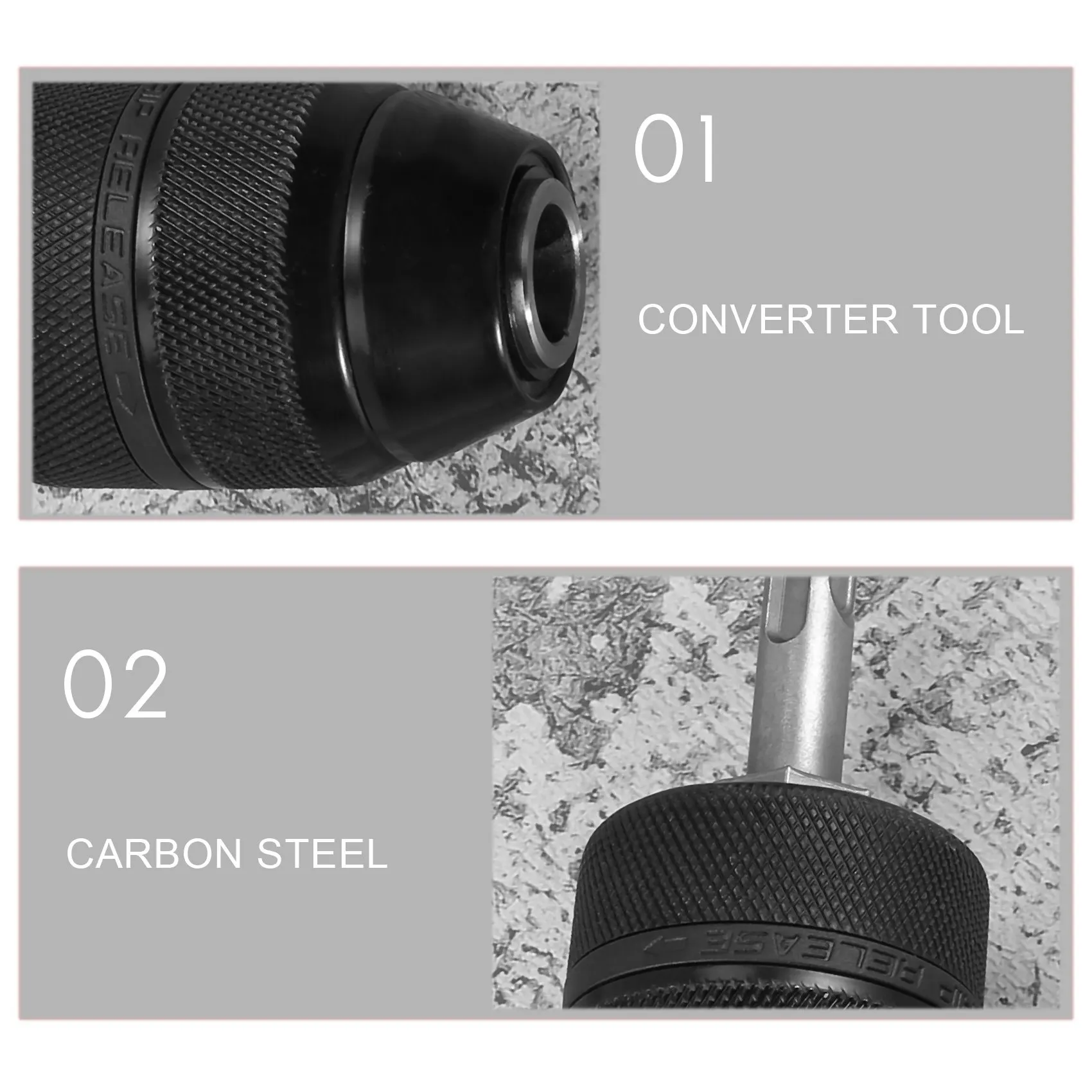 Snelspanboorhouderadapter, 2-13 mm 1/2-20UNF Mount Heavy Duty professioneel convertergereedschap met SDS Plus schachtadapter