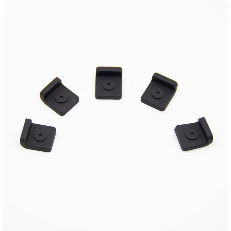 L Shaped Silicone PVC Floor Mat Non Slip Shock Absorbing Miniature Cushioning Pad for Electronic Furniture Custom OEM ODM