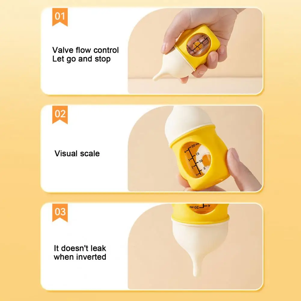 Puppy Breastfeeder with Natural Sucking Experience Pet Feeding Bottle for Puppies 20/80ml Kitten Milk Feeding Bottle for Newborn
