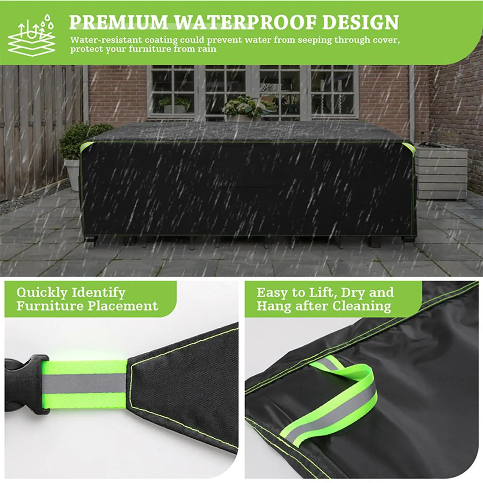 

Garden Chair Cover Oxford Fabric Protector Waterproof Chair Covers For Outdoor Furniture For Home Hotel Porch Beach House